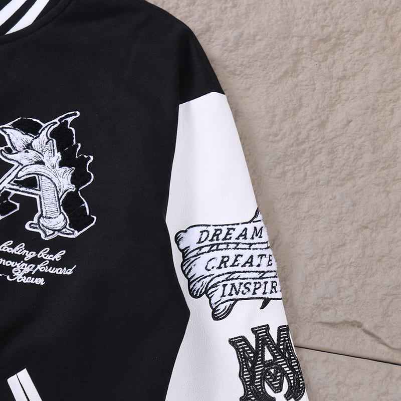 Jaqueta Amiri MA College Angel Preta