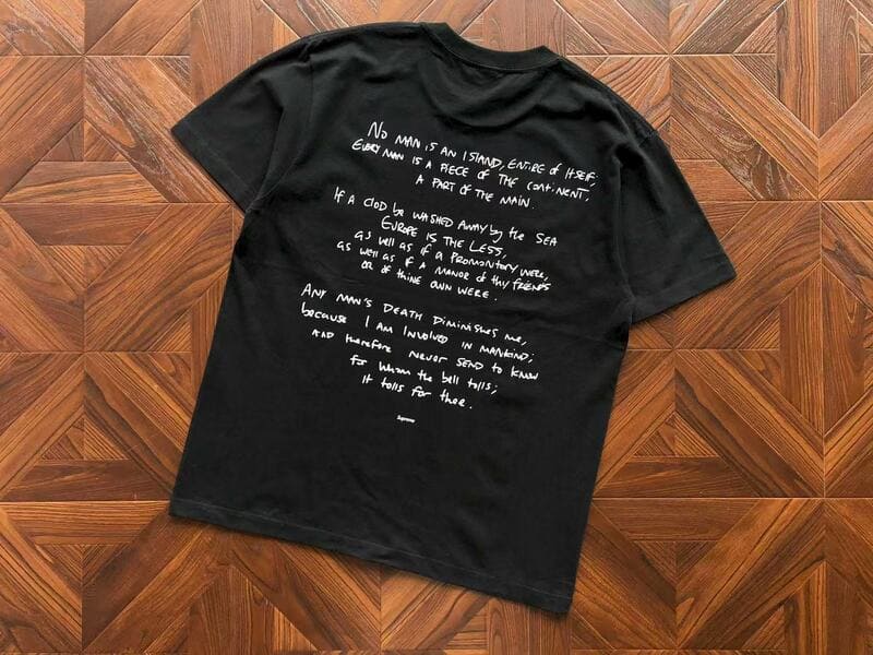 Camiseta Corteiz x Supreme Rules The World Black