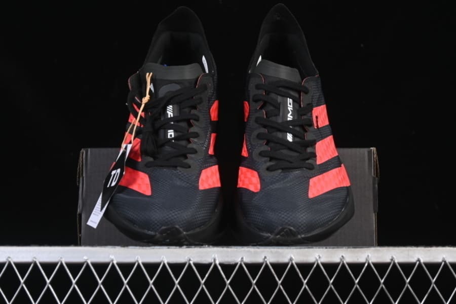 Adidas Adizero Adios Pro 4 x Mercedes AMG Lucid Red Black