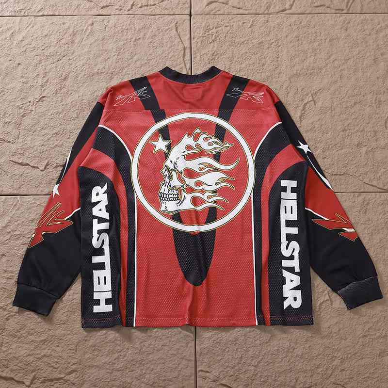 Camisa Hellstar Jersey Long Red