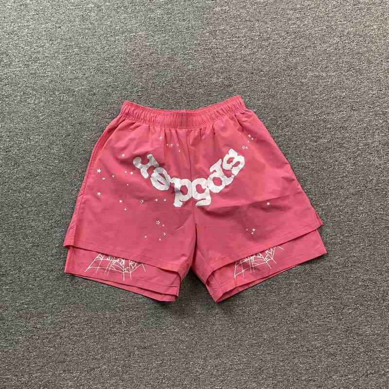 Short Sp5der OG Web Double Layer Pink