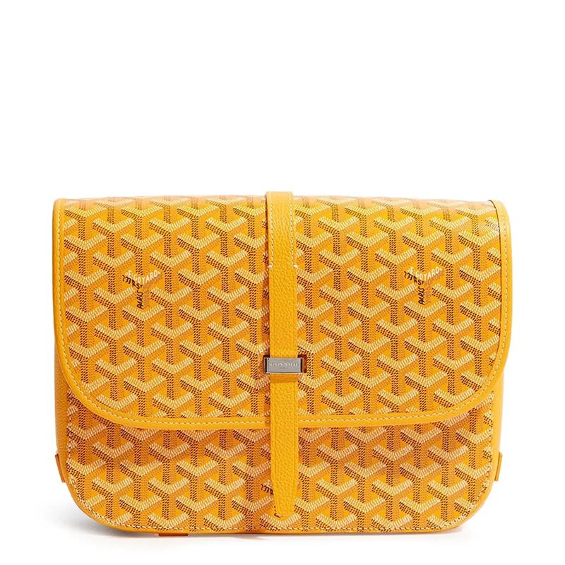 Bag Goayrd Goyardine Belvedere Messenger Yellow