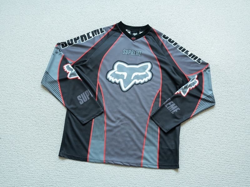 Camisa Fox Racing x Supreme DMX Snow Black