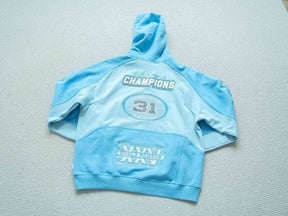Moletom Supreme Football Zip Up Hooded Light Blue