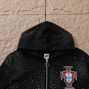 Moletom Vale Forever Sun Custered Zip Black