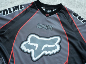 Camisa Fox Racing x Supreme DMX Snow Black