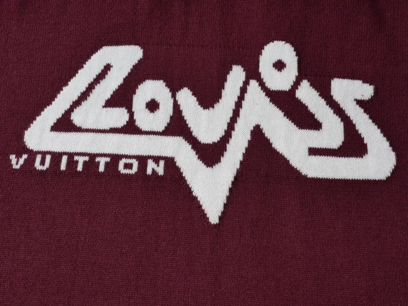 Camiseta Louis Vuitton Short-Sleeved Cotton Intarsia Crewneck