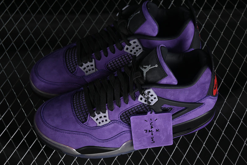 Air Jordan 4 x Travis Scott Purple Suede