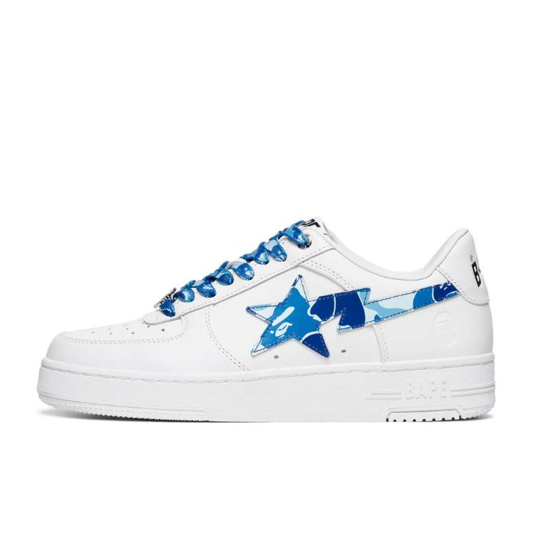 A Bathing Ape Bape Sta Low White ABC Camo Blue
