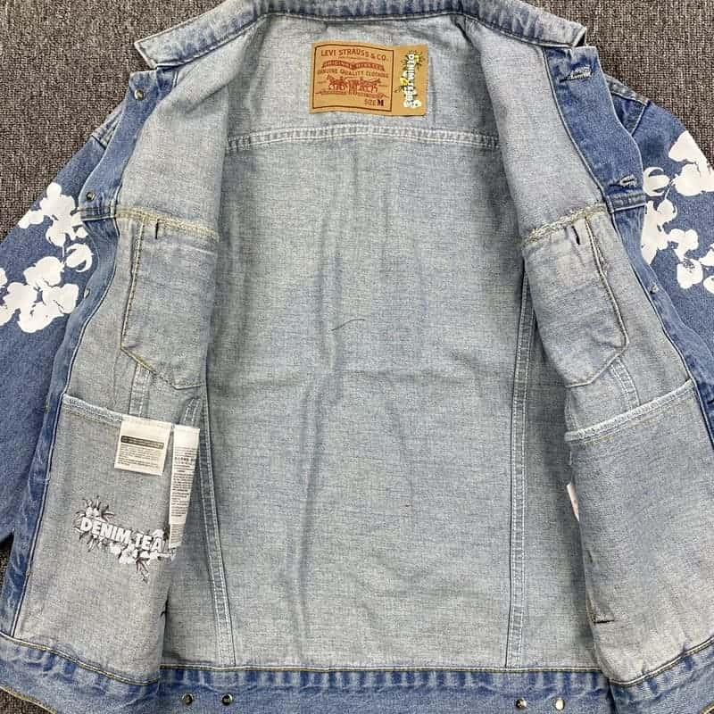 Jaqueta Denim Tears x Levi's Blue