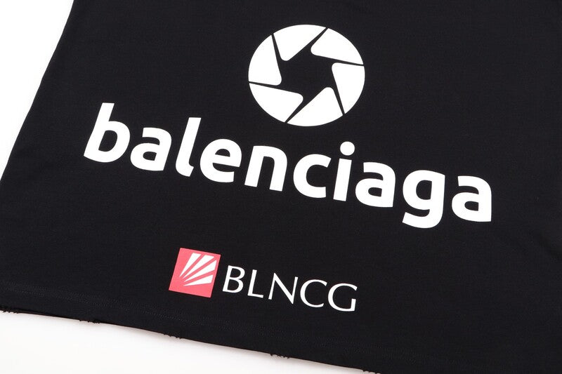 Camiseta Balenciaga Top League T-shirt Oversized Black