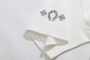 Camiseta Chrome Hearts Multi Logo Branca