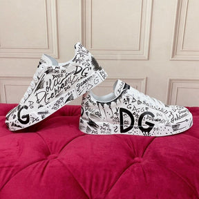 Dolce Gabbana Calfskin Portofino Whit Logo