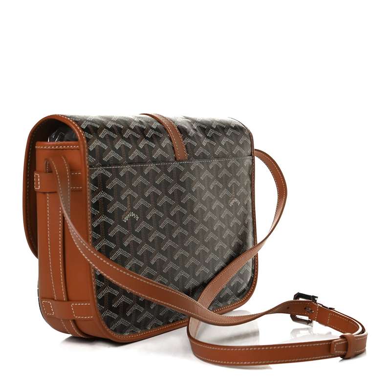 Bag Goayrd  Goyardine Belvedere Messenger Black Brown