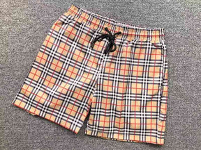 Short Burberry Check Drawcord Swim
