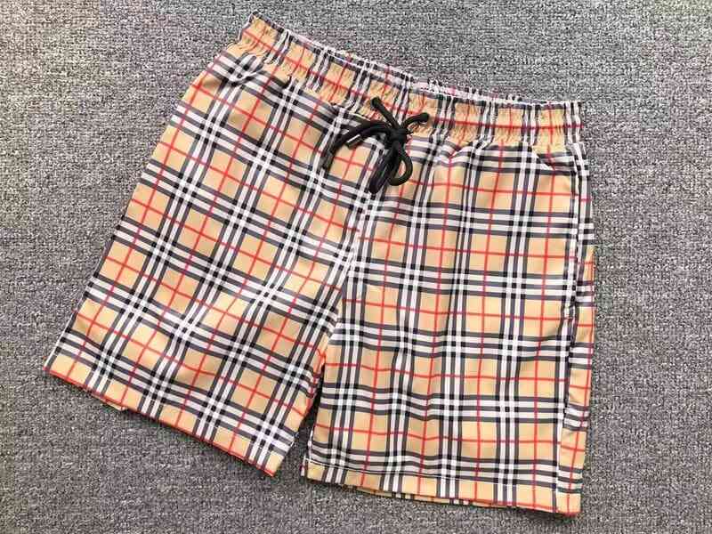 Short Burberry Check Drawcord Swim