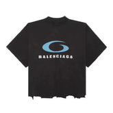 Pronta Entrega - Camiseta Balenciaga Logo Print Black