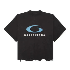 Pronta Entrega - Camiseta Balenciaga Logo Print Black