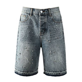Bermuda Purple Brand Jeans Retro Crystal Denim