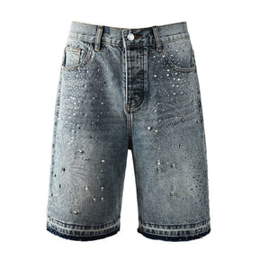 Bermuda Purple Brand Jeans Retro Crystal Denim