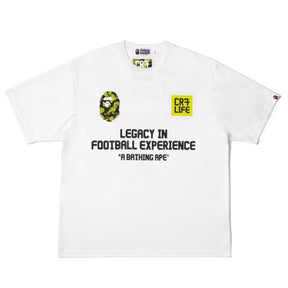 Camiseta BAPE x CR7Life Ronaldo 7 Branca