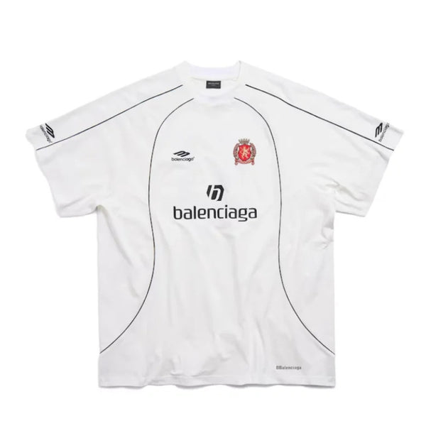 Camiseta Balenciaga Paris #10 Soccer Jersey Oversized White