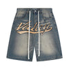 Pronta Entrega - Bermuda Vale Forever Valley Logo Denim