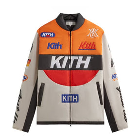 Jaqueta Kith Full Zip Brixton Puffed Sandrift