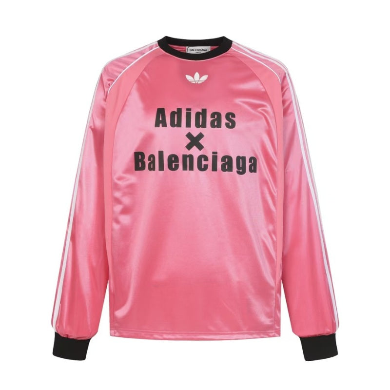 Camisa Balenciaga x Adidas Athletic Jersey Rosa