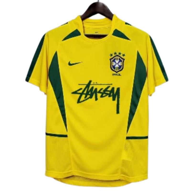 Camiseta Brasil x Stuzzy Retro Yellow