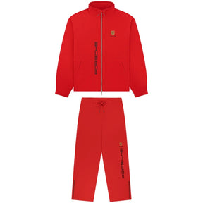 Conjunto Aimé Leon Dore x Porsche Nylon Track Red