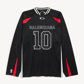 Camisa Balenciaga x NBA Oversized Jersey Black