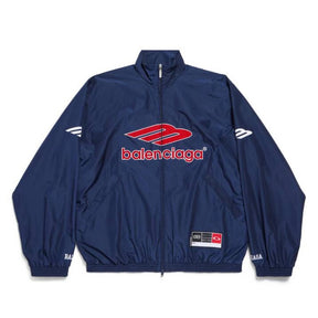Jaqueta Balenciaga 3B Football Logo Track Azul