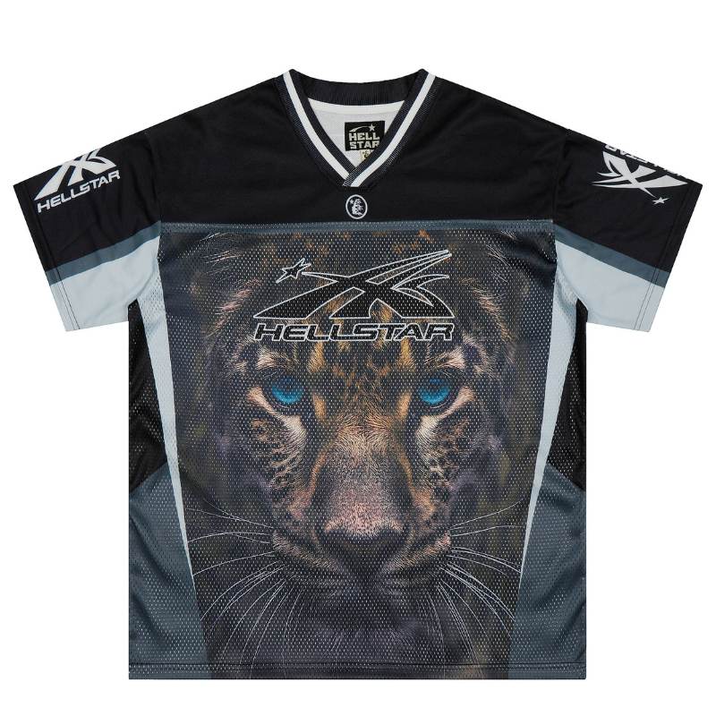 Camiseta Hellstar Jersey Logo Tiger Black
