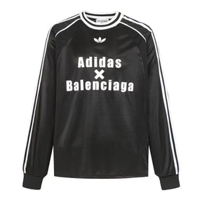 Camisa Balenciaga x Adidas Athletic Jersey Preta