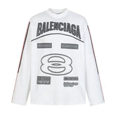 Camisa Balenciaga 1917 Logo "9" Branca