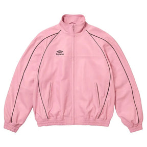 Jaqueta Supreme x Umbro Leather Track Pink