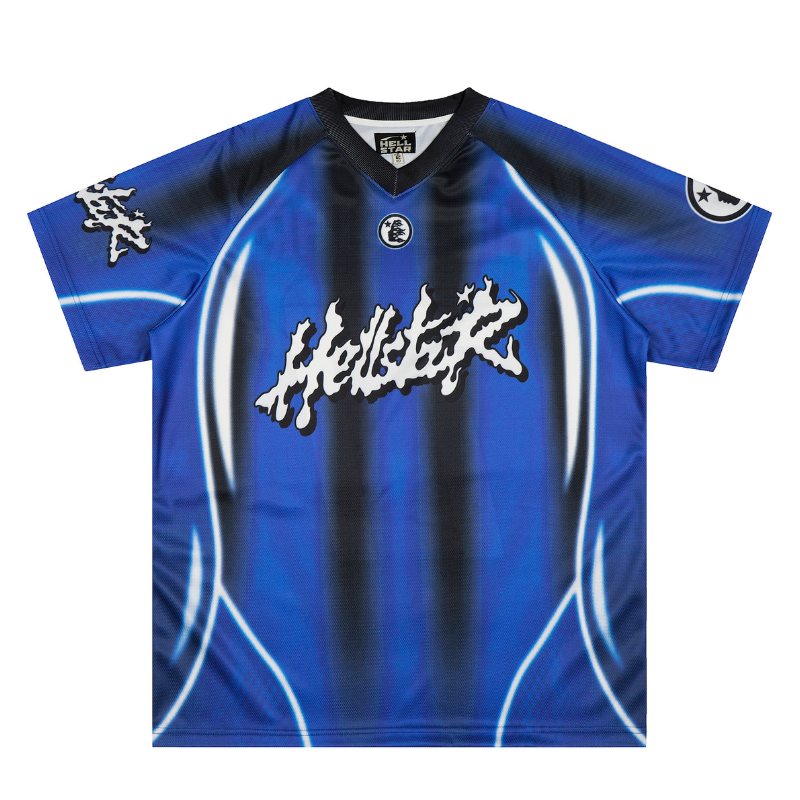 Camiseta Hellstar Jersey Logo "77" Blue