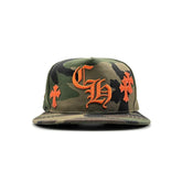 Pronta Entrega - Boné Chrome Hearts Embroidered Cross Logo Camuflado