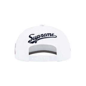 Boné Supreme World Famous S Logo 6-Panel White