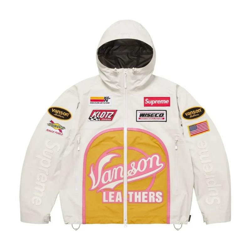 Jaqueta Supreme x Vanson GORE-TEX Shell White