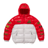 Jaqueta Supreme x Fox Racing Shiny Down Puffer White