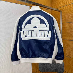 Jaqueta Louis Vuitton Leather Mix Teddy