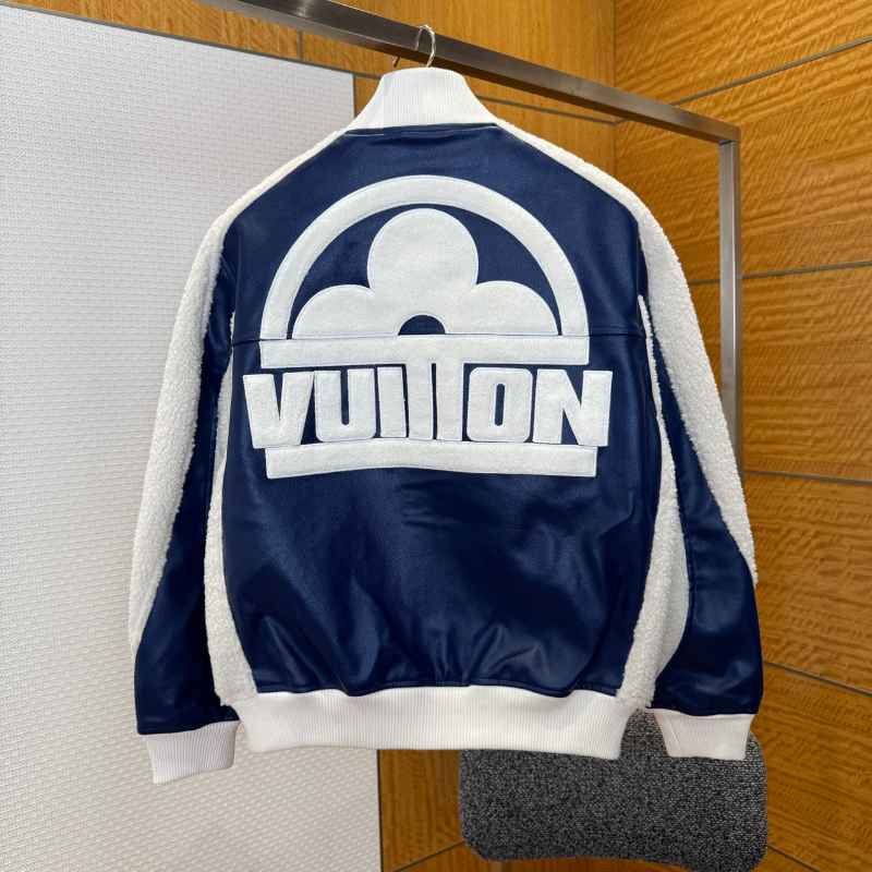 Jaqueta Louis Vuitton Leather Mix Teddy