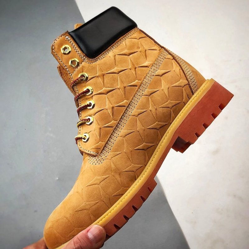Bota Timberland x Supreme Diamond Plate 6" Premium Waterproof Wheat