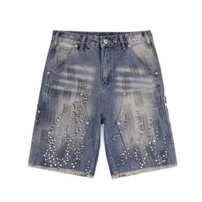 Bermuda Hellstar Denim Diamonds