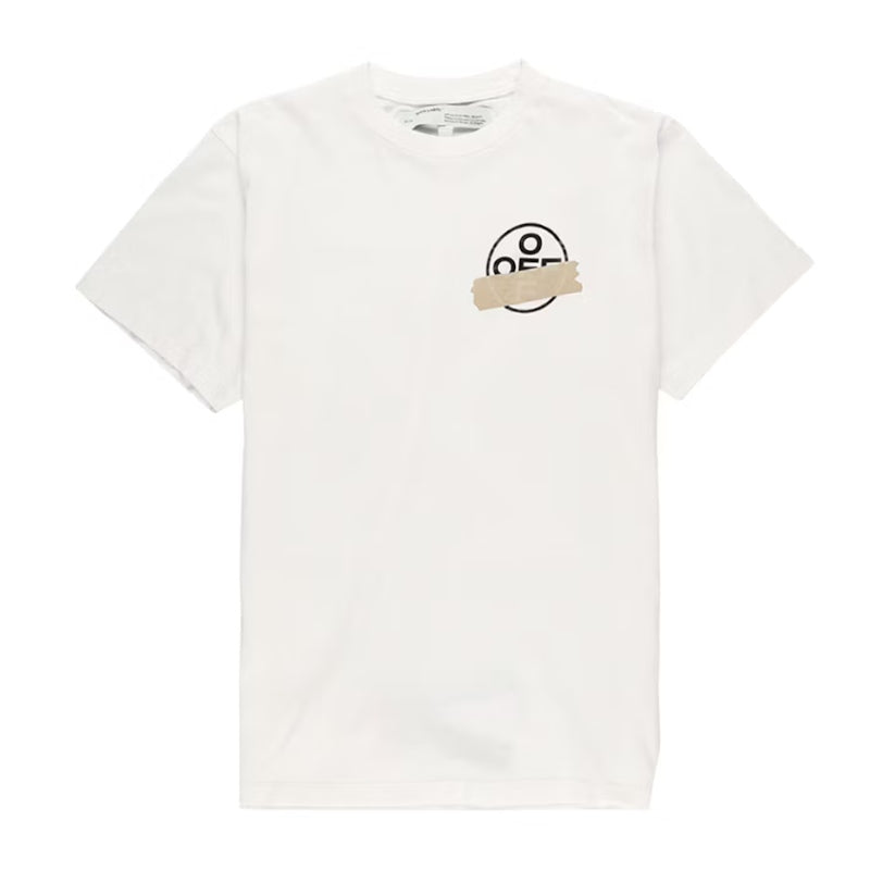 Pronta Entrega - Camiseta Off-White Tape Arrows Branca