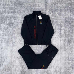 Conjunto Aimé Leon Dore x Porsche Nylon Track Black