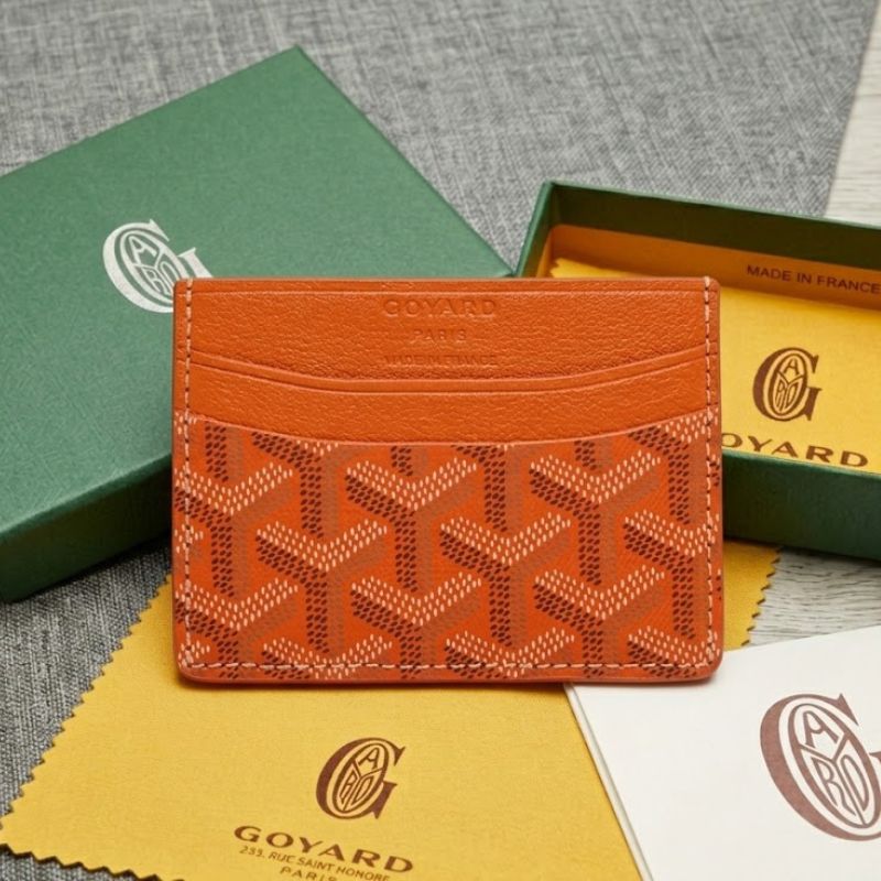 Porta Cartões Goyard Laranja