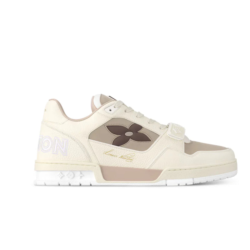 Louis Vuitton Trainer Monogram Flower Beige